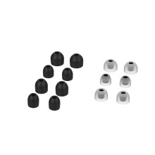 Replacement Ear Tips for Sony WF-1000XM4, Compatible with JBL VIBE Beam Headphones, Soft Silicone Earbuds Tips with Noise Isolation and In-Ear Stabili