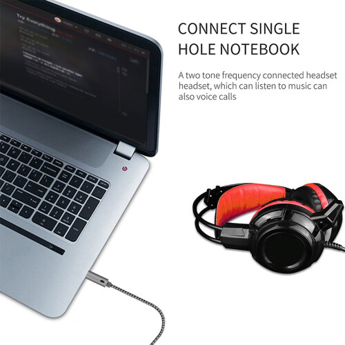 Splitter per microfono e cuffie Plug and Play da 3,5 mm con doppia uscita per audio e microfono, adattatore splitter audio che supporta un 2