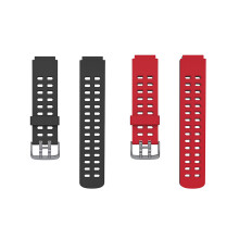 Verstelbare siliconen horlogeband voor smartwatches, hittebestendige zachte band compatibel met ID205L, ademende polsband met YKK-ritsen.