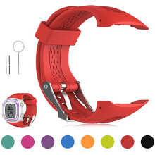 Silikonarmbånd til Garmin Forerunner 10/15, varierte fargealternativer, enkel installasjon, supermykt materiale, komfortabel bruk for heldagsbruk