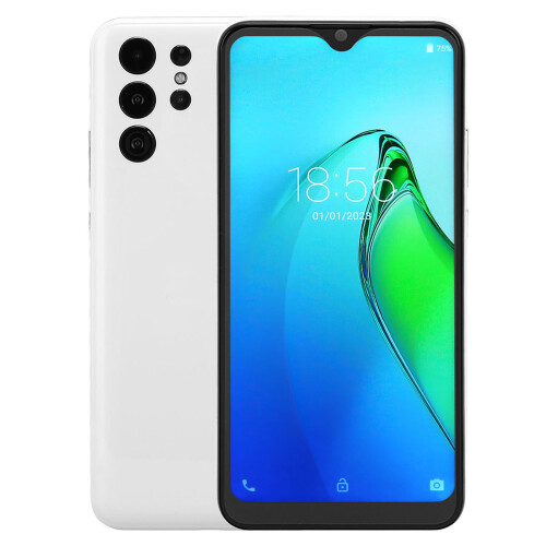Τηλέφωνο Android με αναγνώριση προσώπου, ξεκλείδωτο smartphone διπλής κάρτας SIM με οθόνη 1