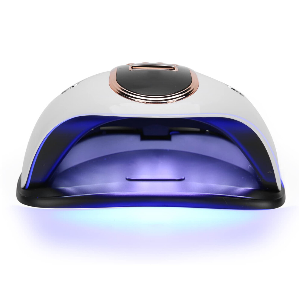 Nail Dryer Lamp 168W UV LED with 4 Timer Settings, Fast Gel Curing for Home and Salon Use