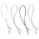 Smooth Comfortable Glasses Cords White 2