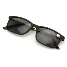Óculos de Sol Masculinos Premium Retangulares TR90 com Hastes Metálicas Alongadas - Tamanho Extra Grande para Leitura - Armação de 147mm de