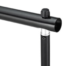 vidaXL Backdrop Stand without Cloth 300 cm Black