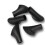 INF Feet for hiking poles 6-pack Black 1