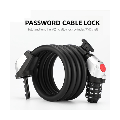 Bicycle Lock Four Digit Code Lock Road Bike Mountain Bike Code Lock Cycling Equipment 1