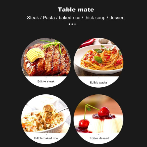 Fourchettes de table, ensemble de 10 fourchettes de table robustes en acier inoxydable 1