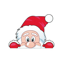 Stickers de Noël pour fenêtres : Flocons de neige statiques, Père Noël et rennes. Décorations festives doubles et colorées, faciles à