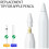 Συσκευασία 4 άκρων μολυβιών συμβατών με το Apple Pencil, ανταλλακτικές μύτες με λεπτή 2