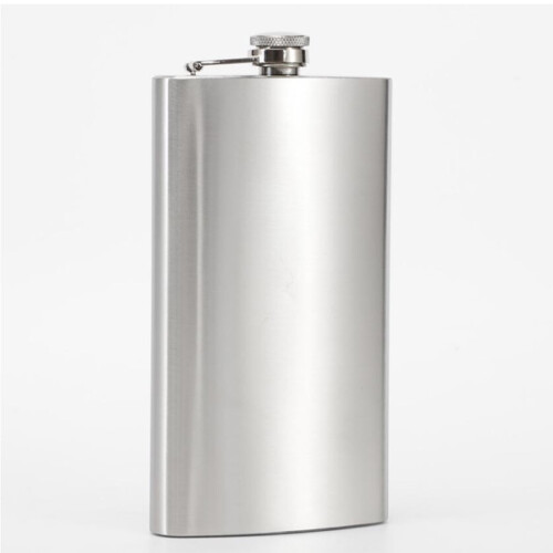 ΑΓΟΡΑΖΩ Σετ φιαλών ισχίου 12oz από ανοξείδωτο ατσάλι με τσέπη αλκοόλης και 1 χωνί 1