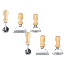 Xubond Kitchen Essentials, With Roller Machine HandCutting Embossed Dumpling Embossing Pasta Cutti Kitchen,Dining Bar Dumpling Maker, Silver,