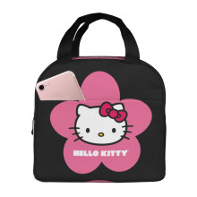 Hello Kitty -eväsrasia, eristetty lounaskassi naisille tai miehille, uudelleenkäytettävät kylmälaukut työ- ja piknikille.
