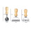 Xubond Kitchen Essentials, With Roller Machine HandCutting Embossed Dumpling Embossing Pasta Cutti Kitchen，Dining Bar Dumpling Maker, Silver, 3