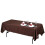 BalsaCircle 152 x 283 cm rektangulär bordsduk i polyester, chokladbrun 4