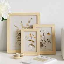 Cornici portafoto in legno naturale, cornice classica da appendere alla parete con plexiglass, dimensioni 9x13, 10x15, 13x18 cm, cornice per foto