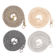 Vervangende schouderriem met ketting voor dames, 100 cm, zwart