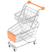 Mini Carrinho de Compras Infantil, Carrinho de Empurrar para Crianças, Pequeno Carrinho de Supermercado, Modelos de Carrinho de Mão Doméstico em