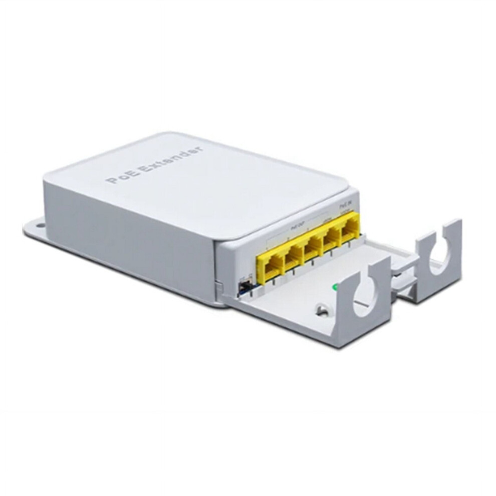 5 Port Waterproof Poe Extender 4 Repeater 1000Mbps Outdoor Network Ip55 Vlan 44-57V For Camera Wireless Ap White 9065759462630