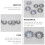 Eease 4Pcs Mini Egg Tart Baking Pan Aluminum Cupcake Muffin Cake Liners Bakeware 6