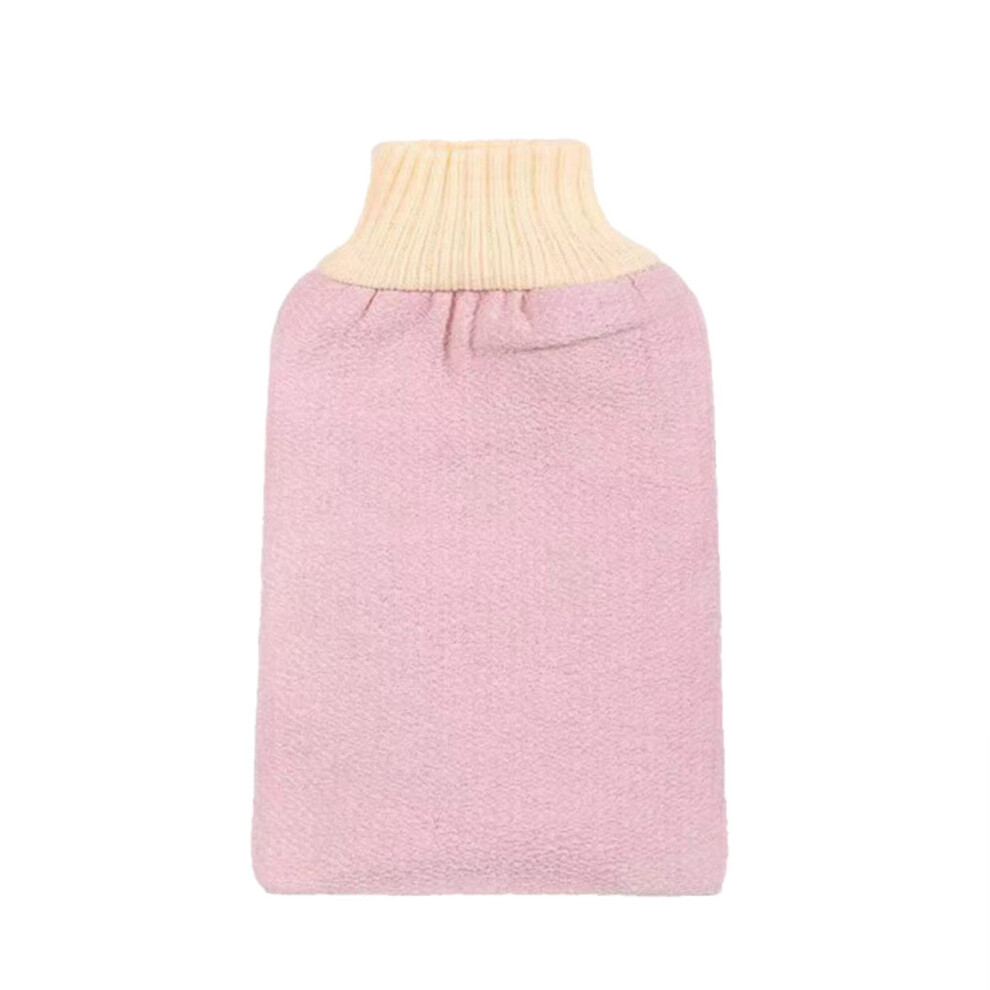 Pink Exfoliating Bath Mitt Body Scrubber Glove For Deep Exfoliation And Gentle Skin Massage