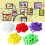 100 pompons ronds multi-usages pour loisirs créatifs et décorations DIY (neufs) 2