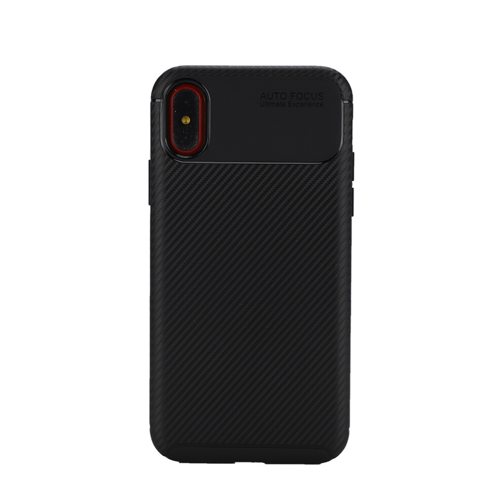 Ultra Thin Carbon Fiber Case For Iphone X, Shockproof Lightweight Matte Finish Phone Cover With Fingerprint Prevention And Impact Absorption 9176269784423