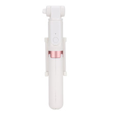 Palo selfie extensible con conexión Bluetooth, soporte giratorio para teléfono compatible con iPhone y smartphones Android.