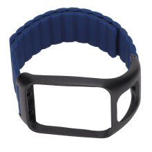 Ersatzarmband aus Silikon, komfortabel und kompatibel mit TomTom Runner, Spark, Golfer und Adventurer Smartwatches. Einfache Handhabung.