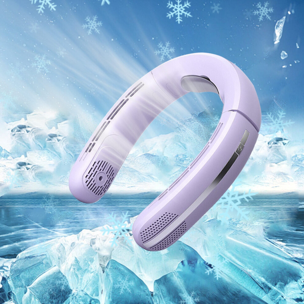 Third Gear Portable Fan Adjustable Bladeless Fan Use Rechargeable Leafless Hanging Fan Outlet Flexible Hose Hands 9433291502150