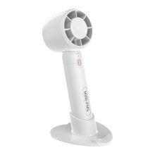 Xerdsx Kleiner, tragbarer Mini-Tischventilator für Studentenwohnheime, leiser Handventilator, kleiner Nackenventilator, der kalte Luft bläst