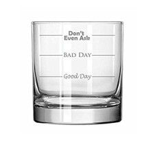 Copo Highball de Whisky Rocks de 325ml (11oz) - Divertido - Bom Dia, Mau Dia - Nem Pergunte