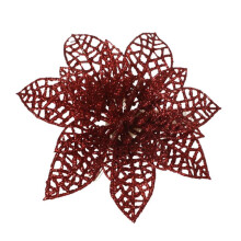 Conjunto de 3 elegantes porta-guardanapos de Natal em formato de agulhas de pinheiro artificiais para decoração de mesa. Ideal para festas e