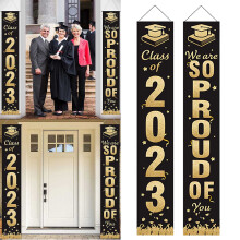 YiFudd2024Dimission Dekoration Banner Klasse Tillykke Dimission Veranda Skilt Foto Baggrund 180x30cm