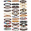 Jstyle32Pcs Πλεγμένα Δερμάτινα Βραχιόλια για Άνδρες Γυναικείες Ξύλινες Χάντρες Cool 6