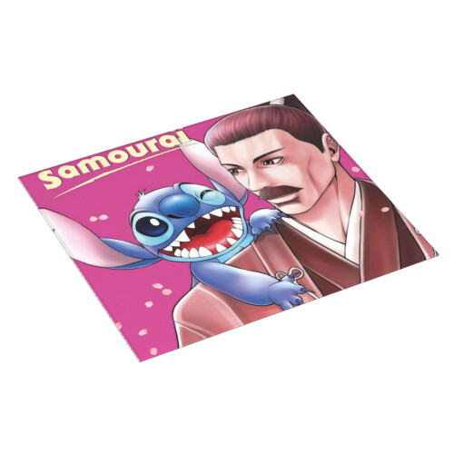Πατάκι στεγνώματος πιάτων Stitch για πάγκο κουζίνας, πατάκι πιάτων μικροϊνών, 1