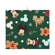 Geschirrtrockenmatte mit Mickey-Mouse-Motiv für die Küchenarbeitsplatte, Mikrofaser-Geschirrtuchmatte, schnell absorbierende Abtropfmatte
