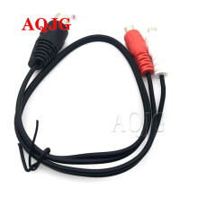 Cavo audio stereo MIDI DIN5P maschio a 2 RCA femmina Phono MF per lettore di cassette, lettore CD e amplificatore.