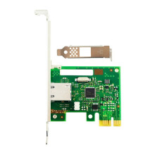 Carte réseau filaire Gigabit à port unique PCI-Ex1 pour serveur et ordinateur de bureau, avec puce I210AT.