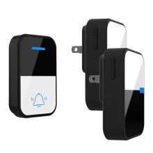 Sonerie wireless RnemiTe-amo 2 în 1, Plug & Play, rază de acțiune 120 m, 36 de melodii, 6 niveluri de volum, sonerie reglabilă pentru acasă,