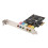 Κάρτα ήχου PCIe PCI-E X1CMI8738Chip32/64Bit Stereo5.1Channel Desktop Ενσωματωμένη για PC 1