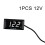 Ψηφιακή οθόνη LED DC12V, βολτόμετρο, ένδειξη μπαταρίας, τάση τροχόσπιτου/αυτοκινήτου 1