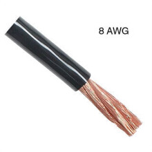 PW08100BLACK - STROOMKABEL 8AWG ZWART 3 meter
