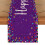 Sm: )e Happy Birthday Polka Dot Purple Table Runner13x90Inch 1