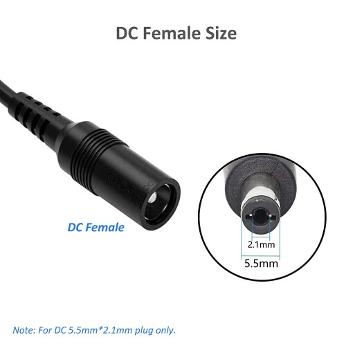 Καλώδιο διαχωριστή ισχύος CJP-Geek DC1 θηλυκό σε 8 αρσενικό συμβατό για σύστημα 1