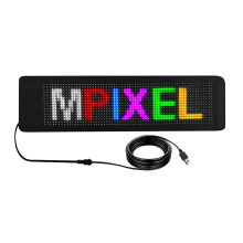 Summer Clearance! Zeceouar Ultra-thin Flexible USB Car LED Screen, Bluetooth Full Color Electronic Soft Display - Compatible with Ad Systems