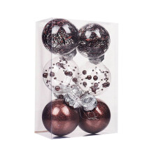 Christmas Saving! 6pcs Shatterproof Christmas Tree Ornaments, Clear Plastic Ball Baubles, Compatible with Xmas Tree Hanging Decor