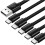 Pacote com 5 cabos USB-C (Tipo C) extra longos de 1 metro compatíveis com Samsung A41/A50/S20/S21. 1