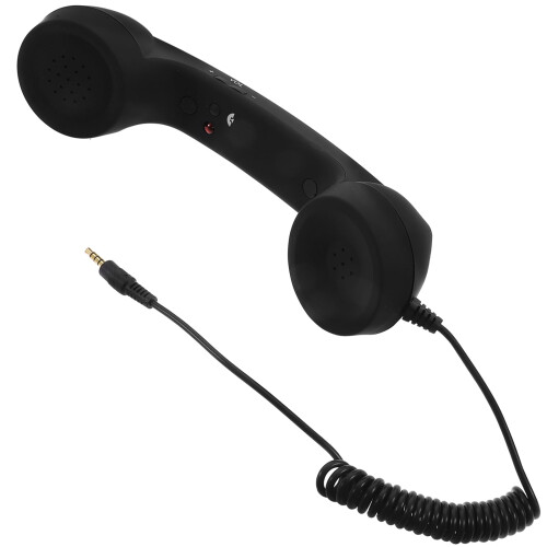 Ασύρματο ακουστικό τηλεφώνου Eease Black 3,5 mm ανθεκτικό στην ακτινοβολία 1