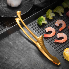 Pinze da cucina RnemiTe-amo da 8 pollici in acciaio inossidabile con chiusura di sicurezza, pinze per alimenti resistenti per cucinare, grigliare e